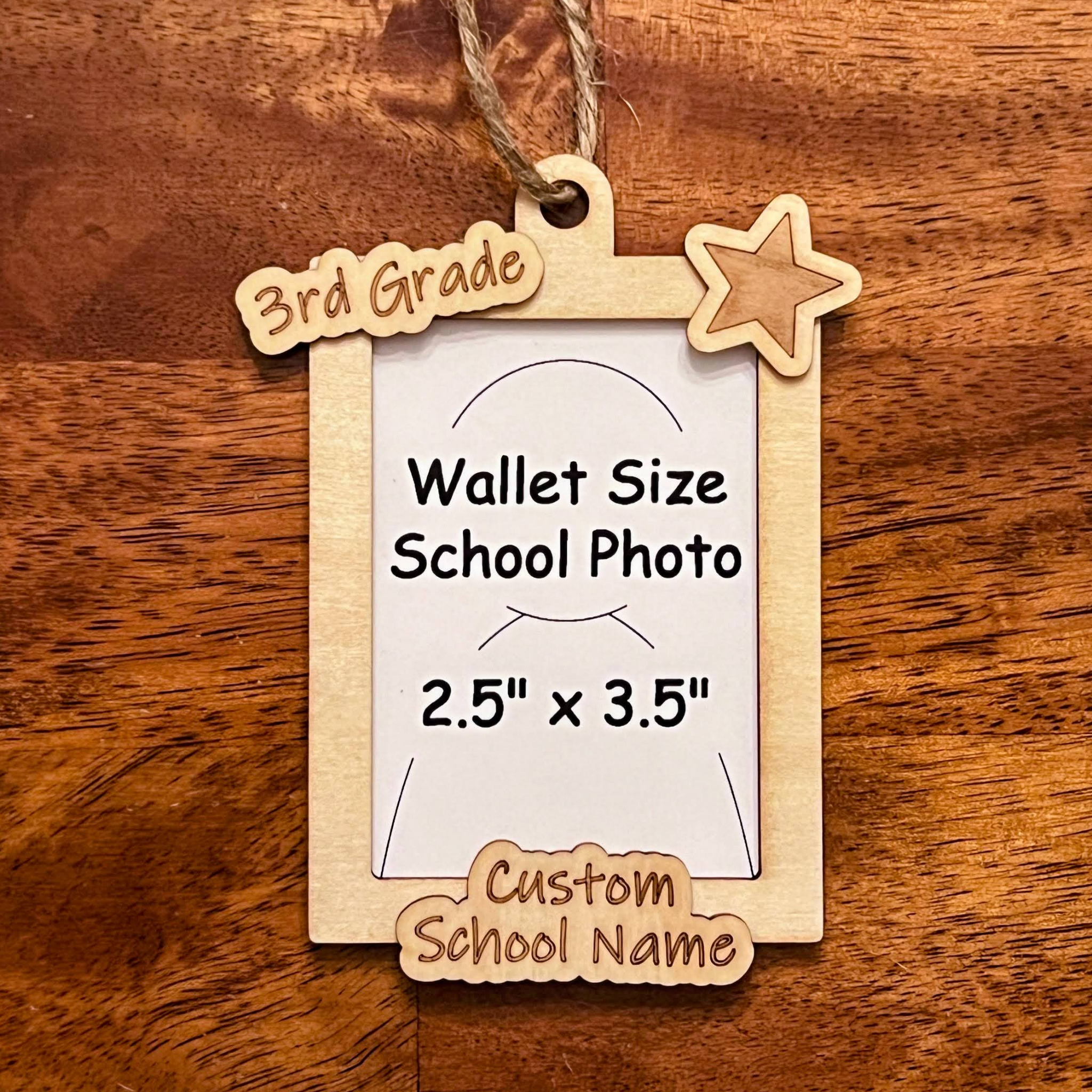 Image 7 - School Photo Frame Ornament